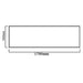 Eastbrook Beauforte Reinforced Bath Front Panel Long
