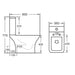 Eastbrook Beddington Eco Vortex Close Coupled Toilet