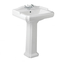 Eastbrook Belgravia Basin With Full Pedestal - 600mm Wide