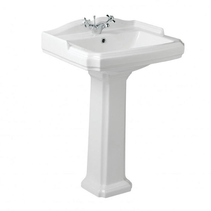 Eastbrook Belgravia Basin With Full Pedestal - 600mm Wide