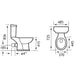 Eastbrook Belgravia Close Coupled Toilet With Cistern