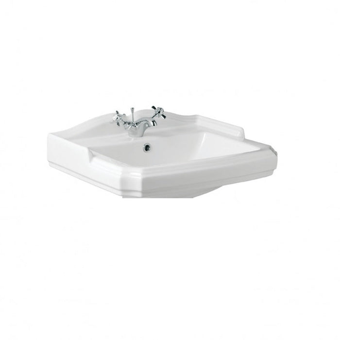 Eastbrook Belgravia Wall Hung Basin - 600mm Wide - White