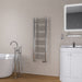 Eastbrook Biava Round Straight Heated Towel Rail Chrome