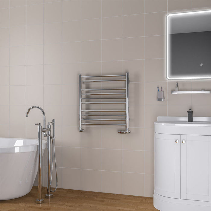 Eastbrook Biava Round Straight Heated Towel Rail Chrome