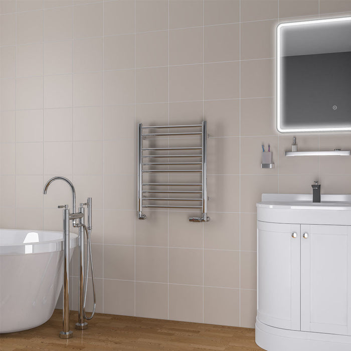 Eastbrook Biava Round Straight Heated Towel Rail Chrome