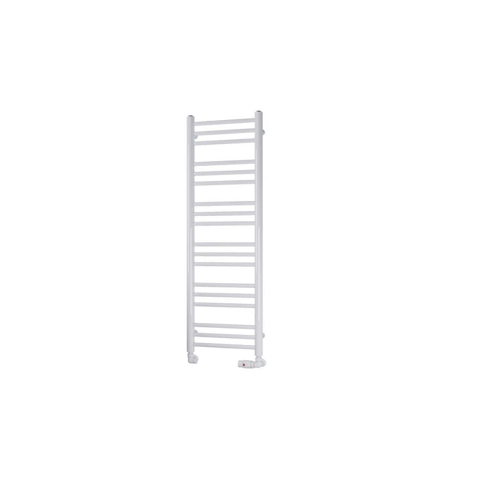 Eastbrook Biava Round Straight Heated Towel Rail White