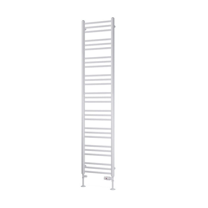 Eastbrook Biava Round Straight Heated Towel Rail White