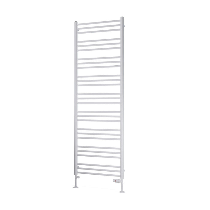 Eastbrook Biava Round Straight Heated Towel Rail White
