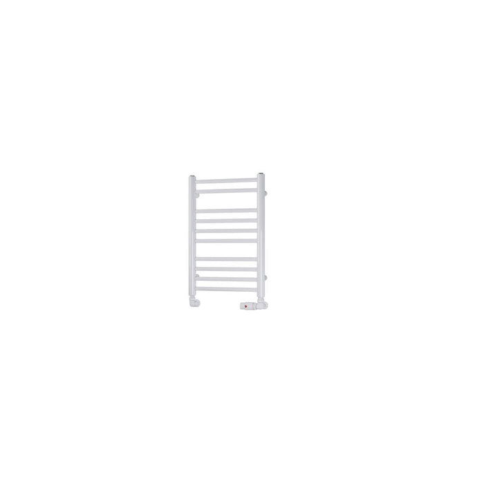 Eastbrook Biava Round Straight Heated Towel Rail White