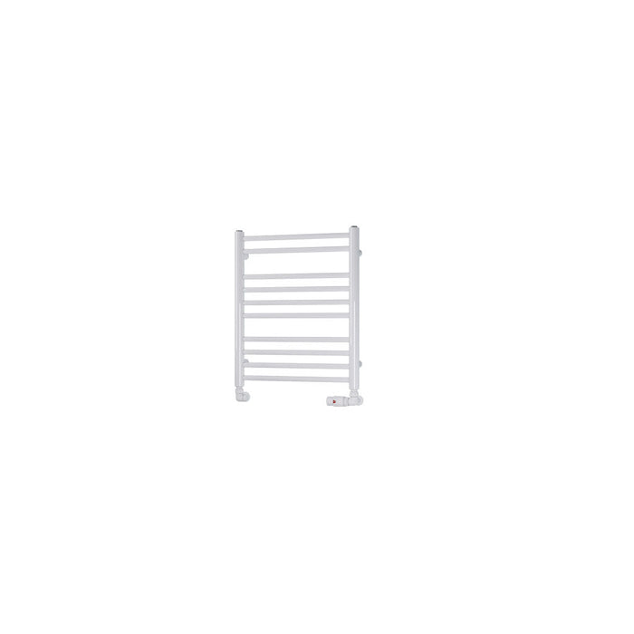 Eastbrook Biava Round Straight Heated Towel Rail White