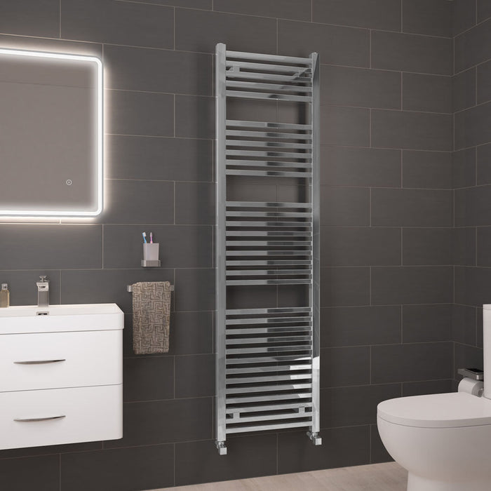 Eastbrook Biava Straight Heated Towel Rail Chrome - Heated