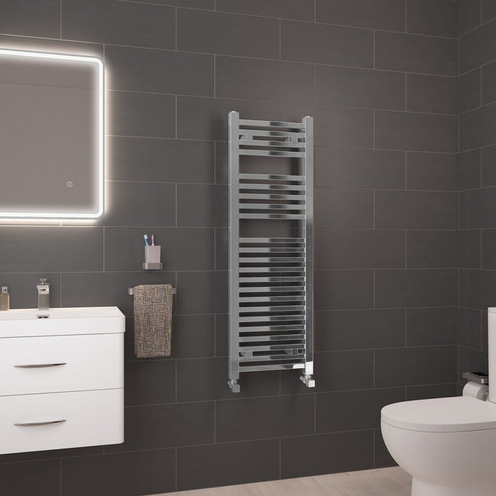 Eastbrook Biava Straight Heated Towel Rail Chrome - Heated