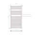 Eastbrook Biava Straight Heated Towel Rail Chrome - Heated