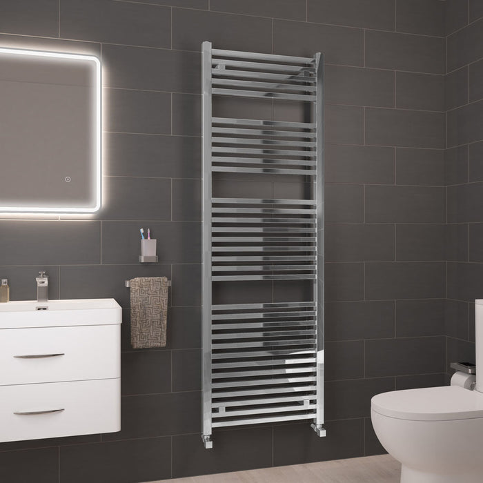 Eastbrook Biava Straight Heated Towel Rail Chrome - Heated