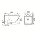 Eastbrook Bijou Rimless Back To Wall Toilet With Soft Close