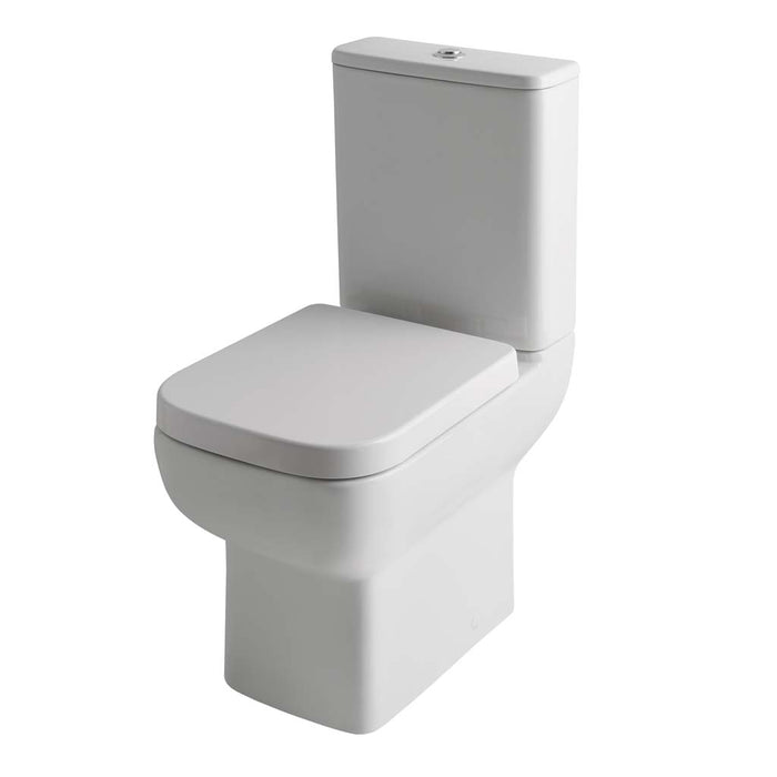 Eastbrook Bijou Rimless Close Coupled Toilet With Cistern
