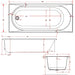 Eastbrook Biscay Beauforte Straight Edge Single Ended Bath