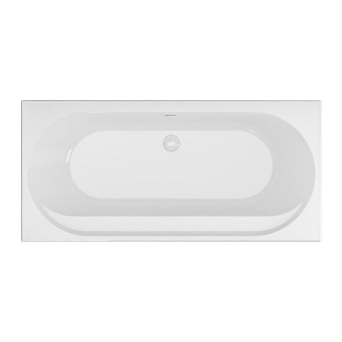 Eastbrook Biscay Reef Double Ended Bath - White - 1600mm X