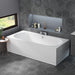 Eastbrook Biscay Straight Edge Double Ended Bath - 1800mm x