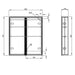 Eastbrook Caldini 2 Door Illuminated Mirror Cabinet - White