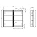 Eastbrook Caldini 2 Door Illuminated Mirror Cabinet - White