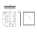 Eastbrook Castellano 2 Door LED Illuminated Mirror Cabinet