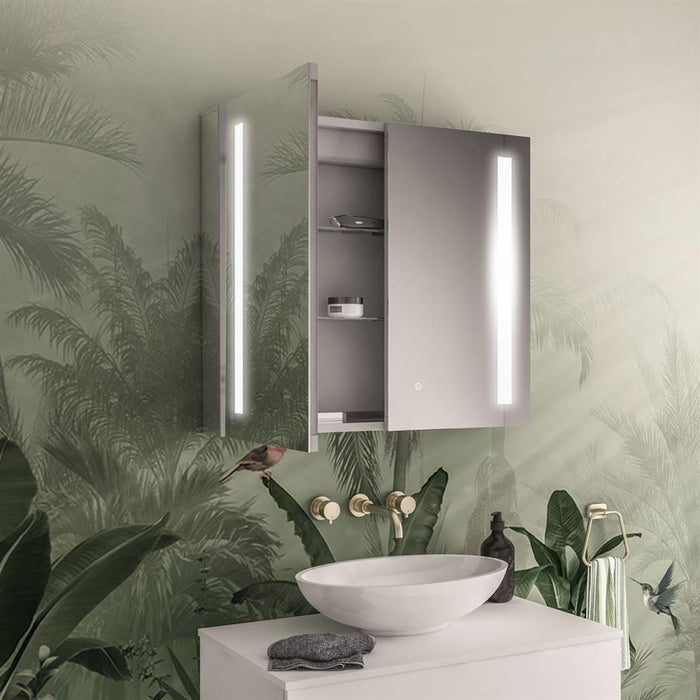 Eastbrook Castellano 2 Door LED Illuminated Mirror Cabinet