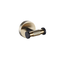 Eastbrook Catania Double Robe Hook - Matt Black/Brushed