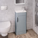 Eastbrook Cavone 1 Door Cloakroom Floorstanding Vanity Unit