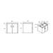 Eastbrook Cavone 2 Door Wall Hung Vanity Unit With Basin