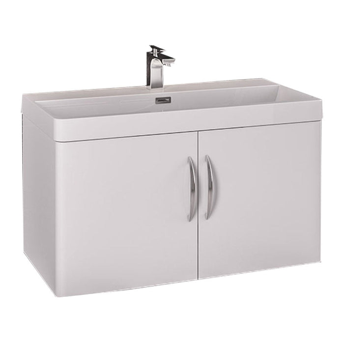 Eastbrook Cavone 2 Door Wall Hung Vanity Unit With Ceramic