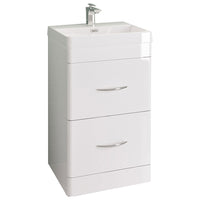 Eastbrook Cavone 2 Drawer Floorstanding Vanity Unit