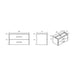 Eastbrook Cavone 2 Drawer Wall Hung Vanity Unit With Basin