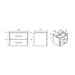 Eastbrook Cavone 2 Drawer Wall Hung Vanity Unit