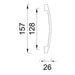 Eastbrook Cavone II Furniture Handle - Furniture Accessories