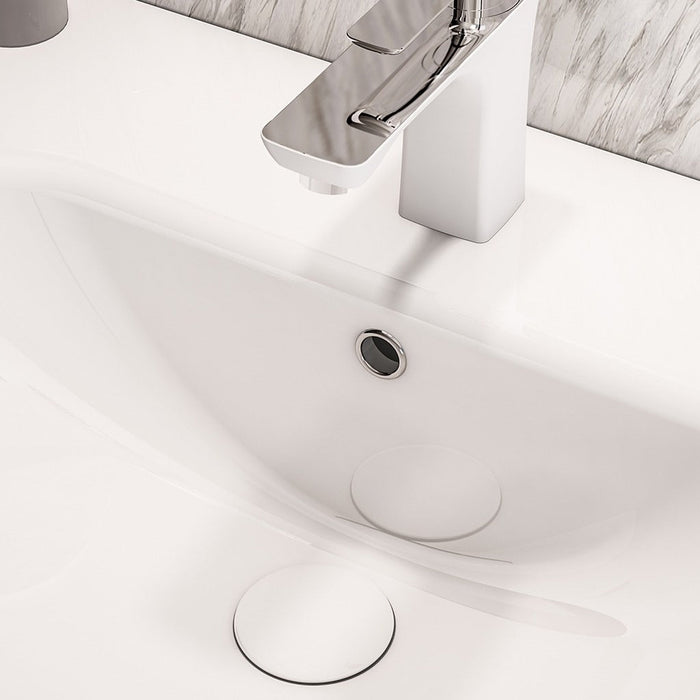Eastbrook Ceramic Top Basin Waste - White - Basin Wastes