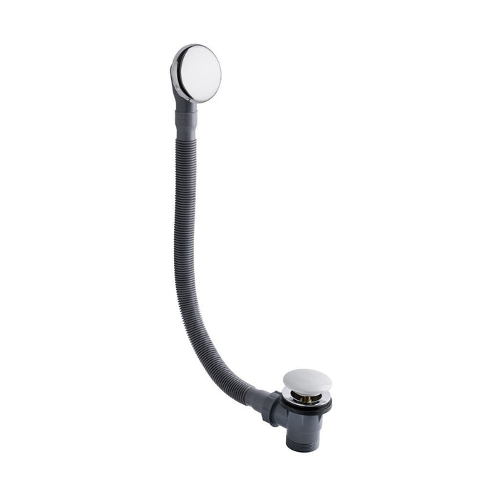 Eastbrook Ceramic Top Bath Waste - White - Bath Wastes