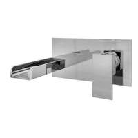 Eastbrook Chetwode Wall mounted Basin Mixer Tap - Chrome