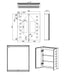 Eastbrook Chiana 2 Door LED Illuminated Mirror Cabinet