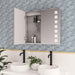 Eastbrook Chiana 2 Door LED Illuminated Mirror Cabinet