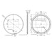 Eastbrook Conza Round Illuminated Mirror - Illuminated