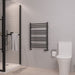 Eastbrook Corinium Round Vertical Straight Heated Towel
