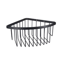 Eastbrook Corner Shower Basket - Matt Black - Shower Baskets