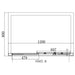 Eastbrook Corniche Recessed Sliding Shower Door - 1200mm