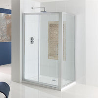 Eastbrook Corniche Recessed Sliding Shower Door - 1200mm