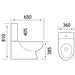 Eastbrook Crowthorne Close Coupled Toilet With Cistern