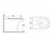 Eastbrook Croxley Eco Vortex Back To Wall Toilet With Soft
