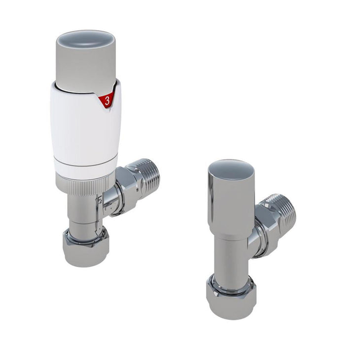 Eastbrook Darlington Thermostatic Lockshield Angled