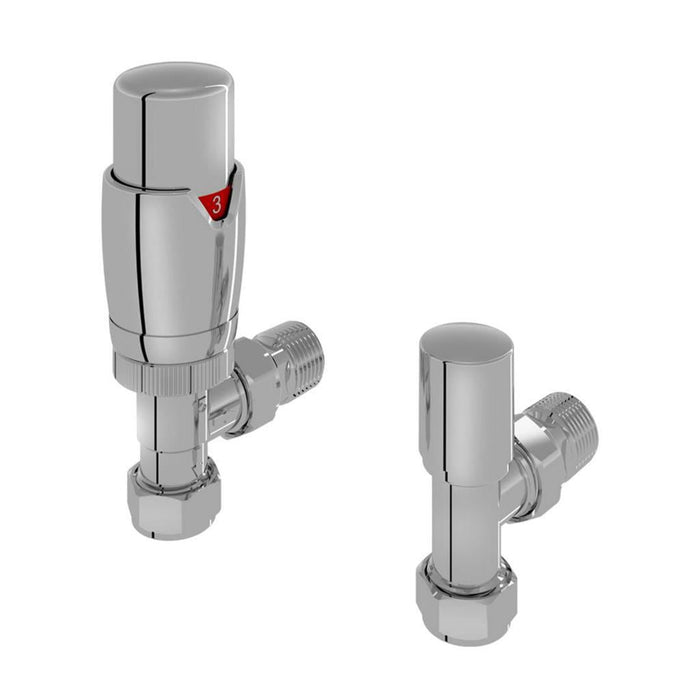 Eastbrook Darlington Thermostatic Lockshield Angled