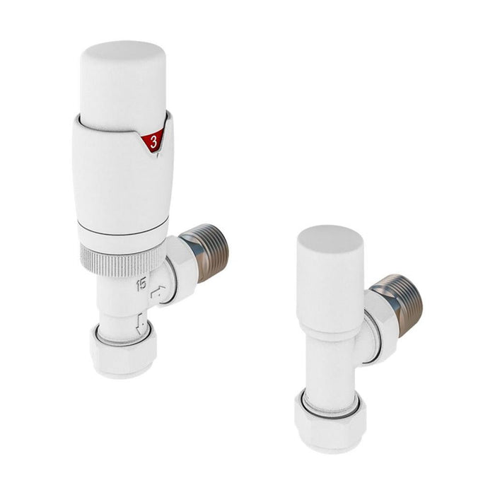 Eastbrook Darlington Thermostatic Lockshield Angled